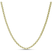 collana 50cm rol� sarnioro in argento 925 gold