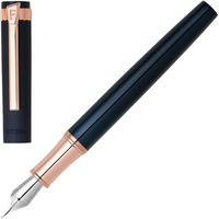 penna stilografica festina gold blu navy