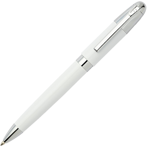 Penna a sfera Festina in acciaio silver e bianco