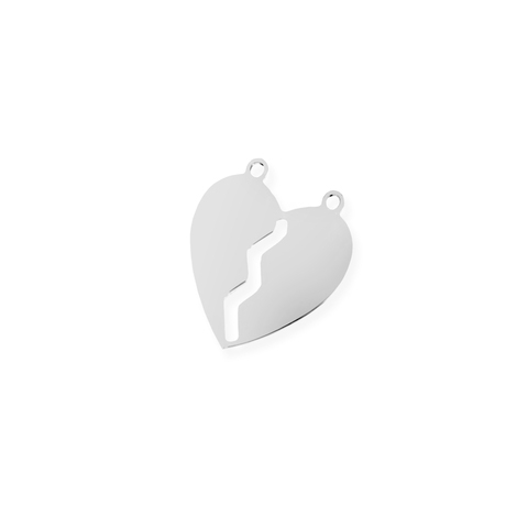 Ciondolo cuore oro bianco 18kt