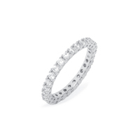 anello tipo veretta in oro bianco18kt