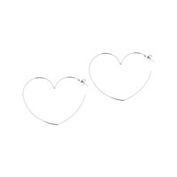 DOTEFFIL Orecchini a forma di cuore in argento sterling 925 con