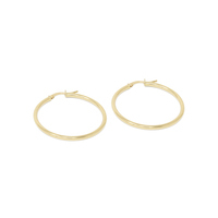 orecchini cerchio in oro18kt fantasia intrecciata