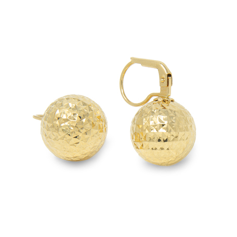 Orecchini in Oro18kt a forma di sfera