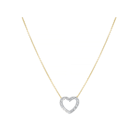 Girocollo in oro giallo18kt con pendente cuore