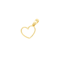ciondolo in oro 18kt a forma di cuore