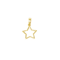 ciondolo in oro 18kt a forma di stella