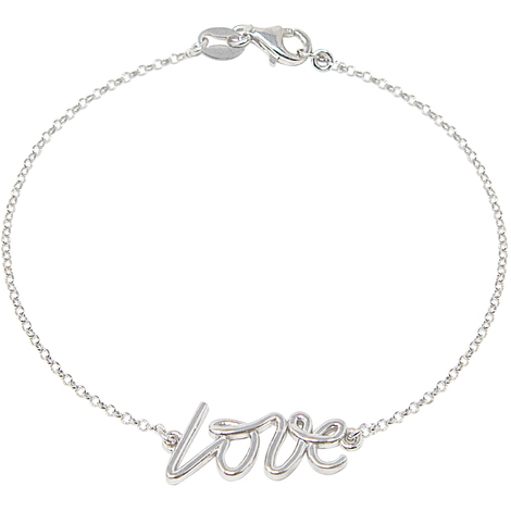 Bracciale in argento Love