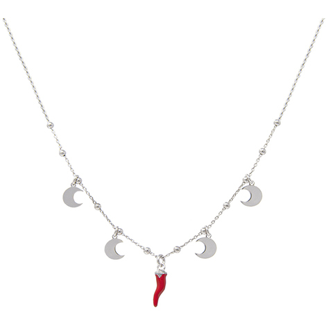 Catenina in argento con charms