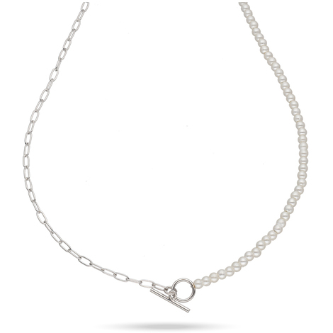 Girocollo con perle in argento 925