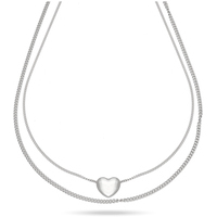 girocollo donna in argento 925 doppio filo