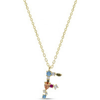girocollo pendente lettera f sarnioro argento 925
