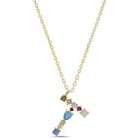 girocollo pendente lettera t sarnioro argento 925
