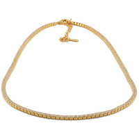 girocollo tennis in argento 925 con zirconi