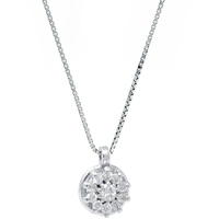 girocollo in oro 18kt con diamanti