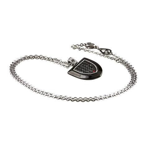 Collana in Acciaio con Pendente