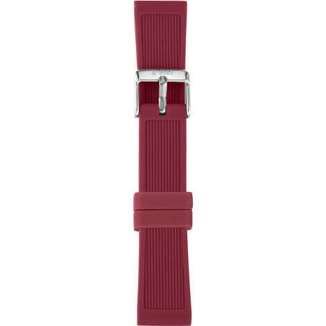 Cinturino IAM in silicone di colore rosso scuro