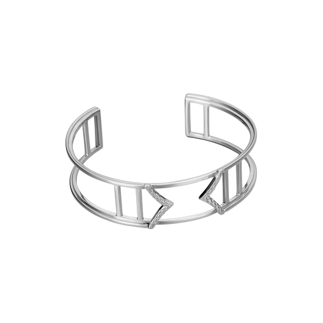 Bangle in acciaio a motivo serpente Just Cavalli 
