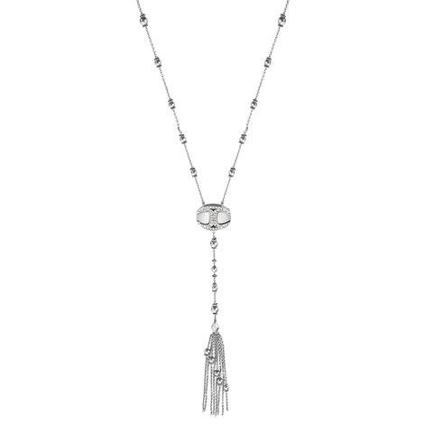 Collana in acciaio con nappina Just Cavalli 
