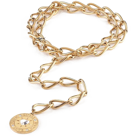 Collana Guess in acciaio dorato
