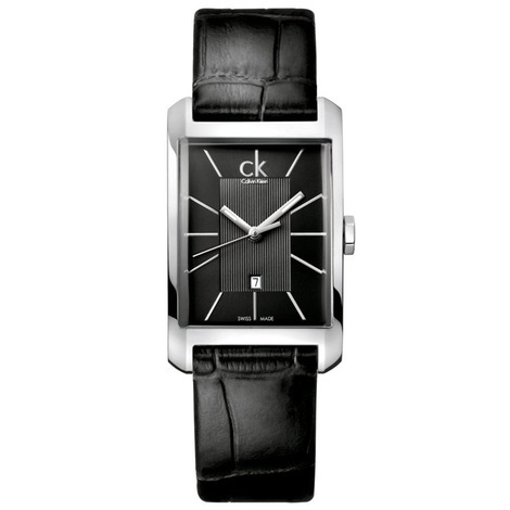 CK2M L COOL GREY DIAL SST BLK