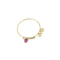 bracciale heart ametista febbraio gold