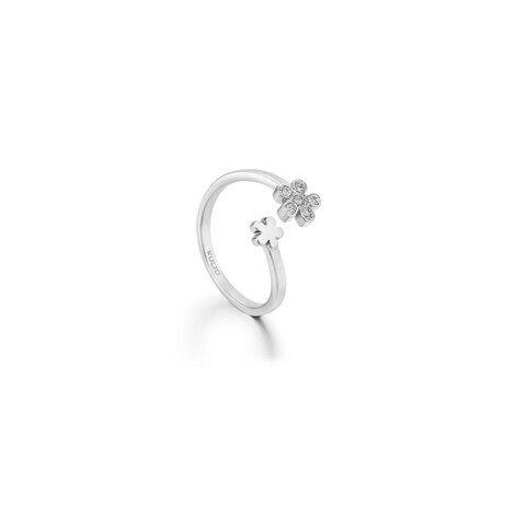 ANELLO SOUL FIORI SS CON CRISTALLI