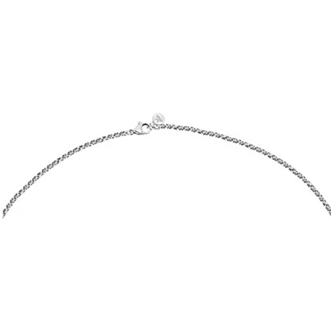 Morellato Istanti Collana Donna Acciaio SAVZ01 - Lunga 80 Cm Con Ciondolo Cuore, Gioiello Italiano
