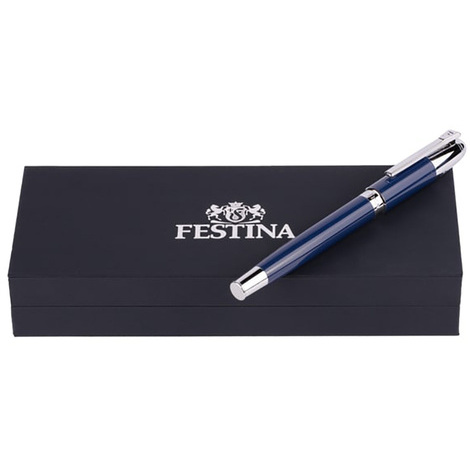 Penna stilografica Festina in acciaio silver e blu FWS2109/L