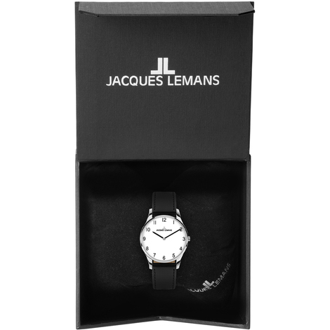 JACQUES LEMANS Orologio Uomo Cronografo Con Cinturino In Pelle – Modello 42-6.1B