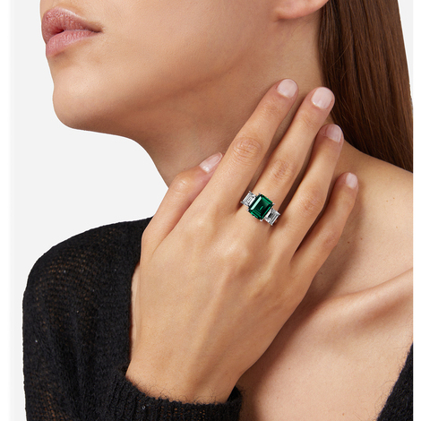 Anello trilogy Chiara Ferragni Brand Emerald J19AWJ05016