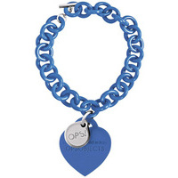 bracciale ops love pois salmone/turchese ss