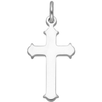 Ciondolo Croce In Argento 925 Con Zirconi - US Jewels - Nuovo Senza Etichetta - Foto 3
