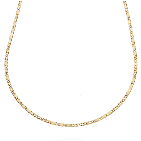 Collana Donna In Oro Giallo 9 Carati (375) - Catenina Elegante Ispirata All'Italia - Confezione Regalo Di Lusso - Carissima Gold