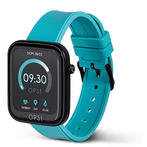 Orologio smartwatch OPS Objects Active acquamarina OPSSW-05