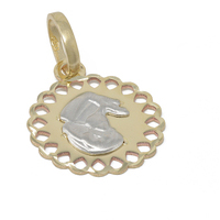 medaglietta sacra in oro 9kt 