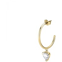 mono orecchino a cerchio la petite story acciaio