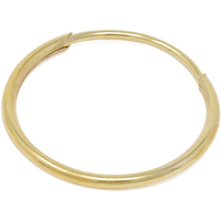 mono orecchino cerchio in oro 9kt