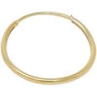 mono orecchino cerchio in oro 9kt