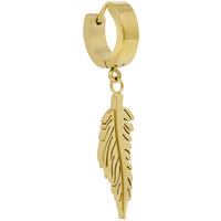 mono orecchino sognami uomo in acciaio316l gold