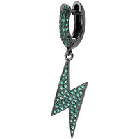monorecchino amen in argento con fulmine 