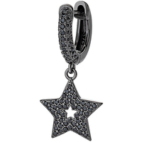 monorecchino amen in argento con stella e zirconi 