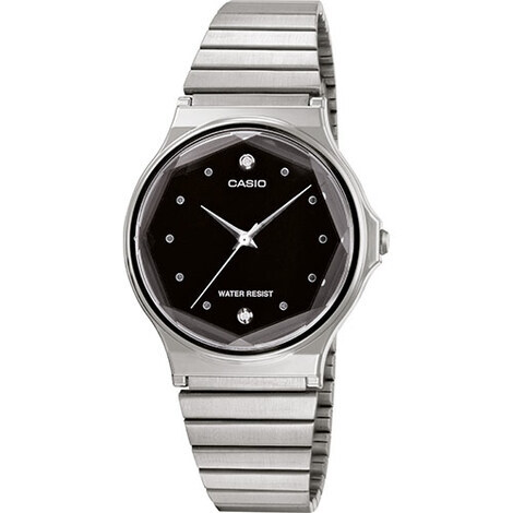 Orologio analogico Casio con quadrante nero