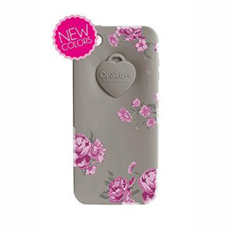 COVER OPSOBJECTS FLOWER IPHONE 5 GRIGIO