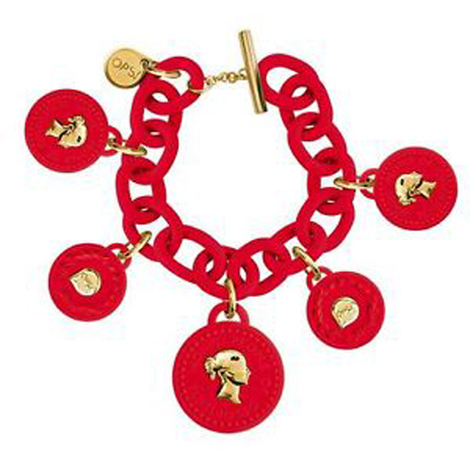 BRACCIALE OPS!TRESOR 5 MONETE ROSSO IPG