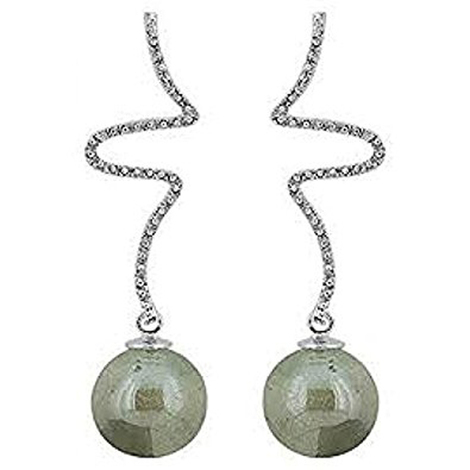 ORECCHINI LABYRINTH 1 PEND.LUNGO COL. GRIGIO