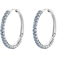 orecchini a cerchio in acciaio brosway desideri