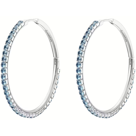 Brosway Orecchini A Cerchio Piccoli In Acciaio E Zirconia | Collezione DESIDERI - BEIE022