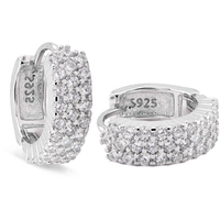 orecchini a cerchio in argento 925