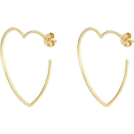 JO WISDOM Orecchini Pendenti A Cuore Con Girasole In Argento 925 E Zirconia Cubica 3A – Donna - 2